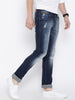 Numero Uno Navy Washed Morice Slim Fit Jeans