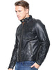 Men Black Leather Jacket